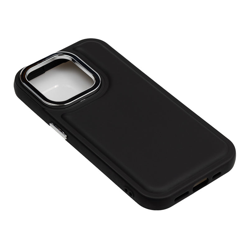 【iPhone15 Pro】ソフトパフケース (ブラック)