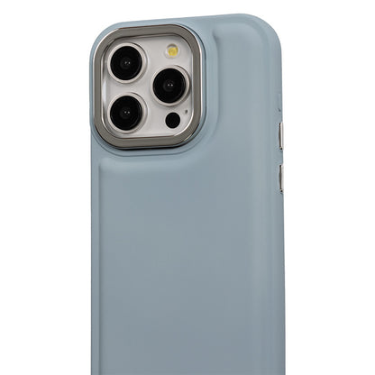【iPhone15 Pro】ソフトパフケース (ブルー)