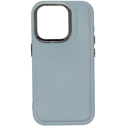 【iPhone15 Pro】ソフトパフケース (ブルー)