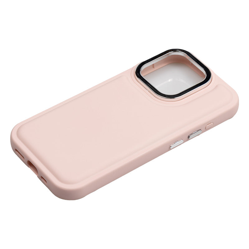 【iPhone15/14/13】ソフトパフケース (ピンク)