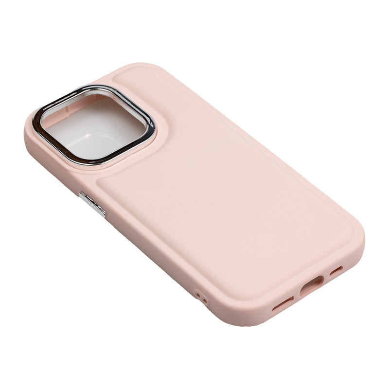 【iPhone15/14/13】ソフトパフケース (ピンク)