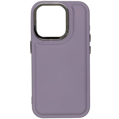 【iPhone15 Pro】ソフトパフケース (パープル)