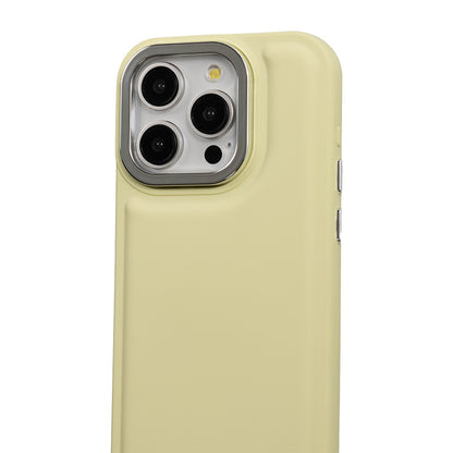 【iPhone15 Pro】ソフトパフケース (イエロー)