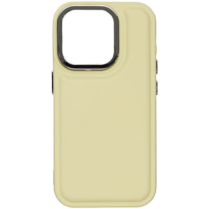 【iPhone15 Pro】ソフトパフケース (イエロー)