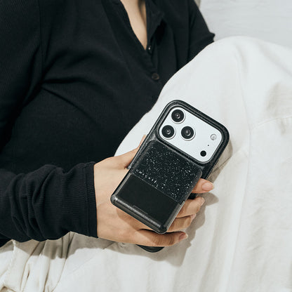 Stone Card Stand (black)