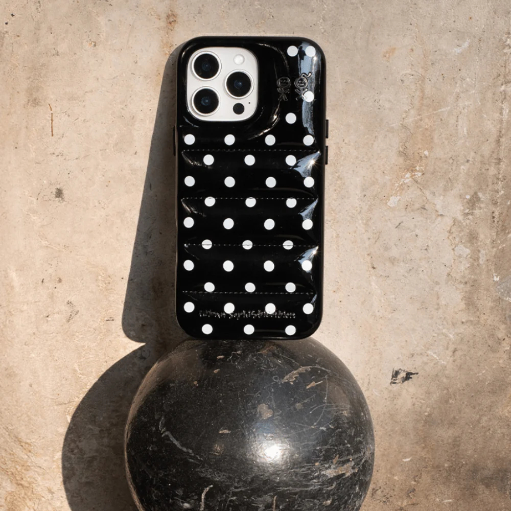 THE PUFFER CASE (POLKA DOTS)