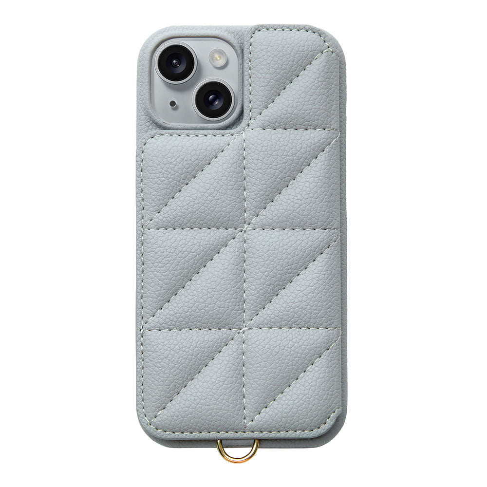 Triangle Puffy Case (pale blue)
