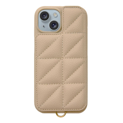 Triangle Puffy Case (beige)