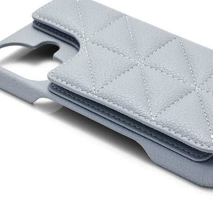Triangle Puffy Case (pale blue)