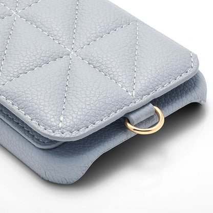 Triangle Puffy Case (pale blue)