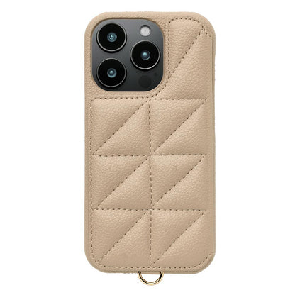 Triangle Puffy Case (beige)