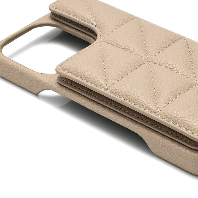 Triangle Puffy Case (beige)