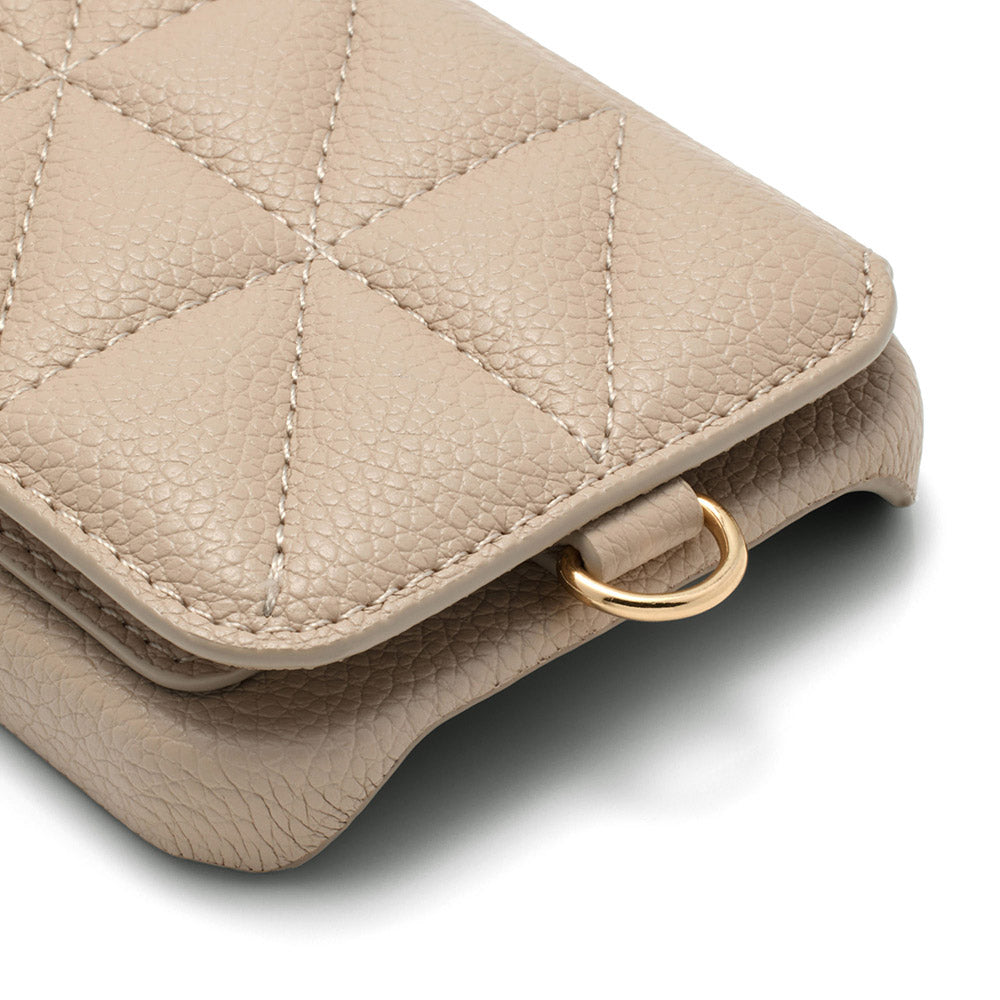 Triangle Puffy Case (beige)