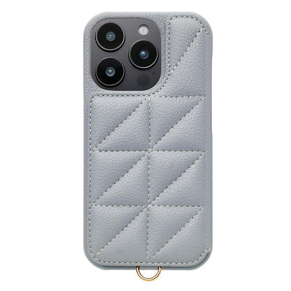 Triangle Puffy Case (pale blue)