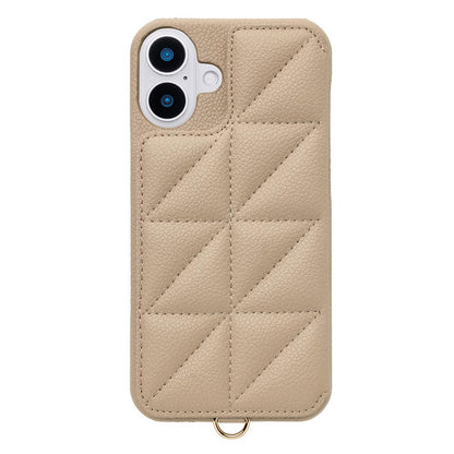 Triangle Puffy Case (beige)