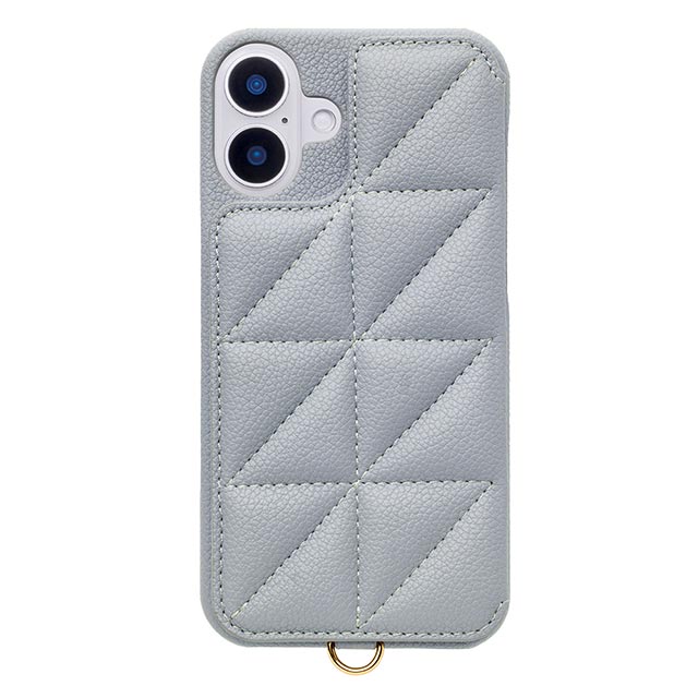 Triangle Puffy Case (pale blue)