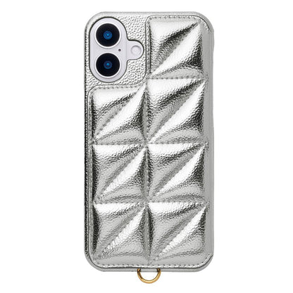 Triangle Puffy Case (silver)
