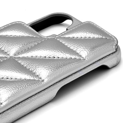 Triangle Puffy Case (silver)