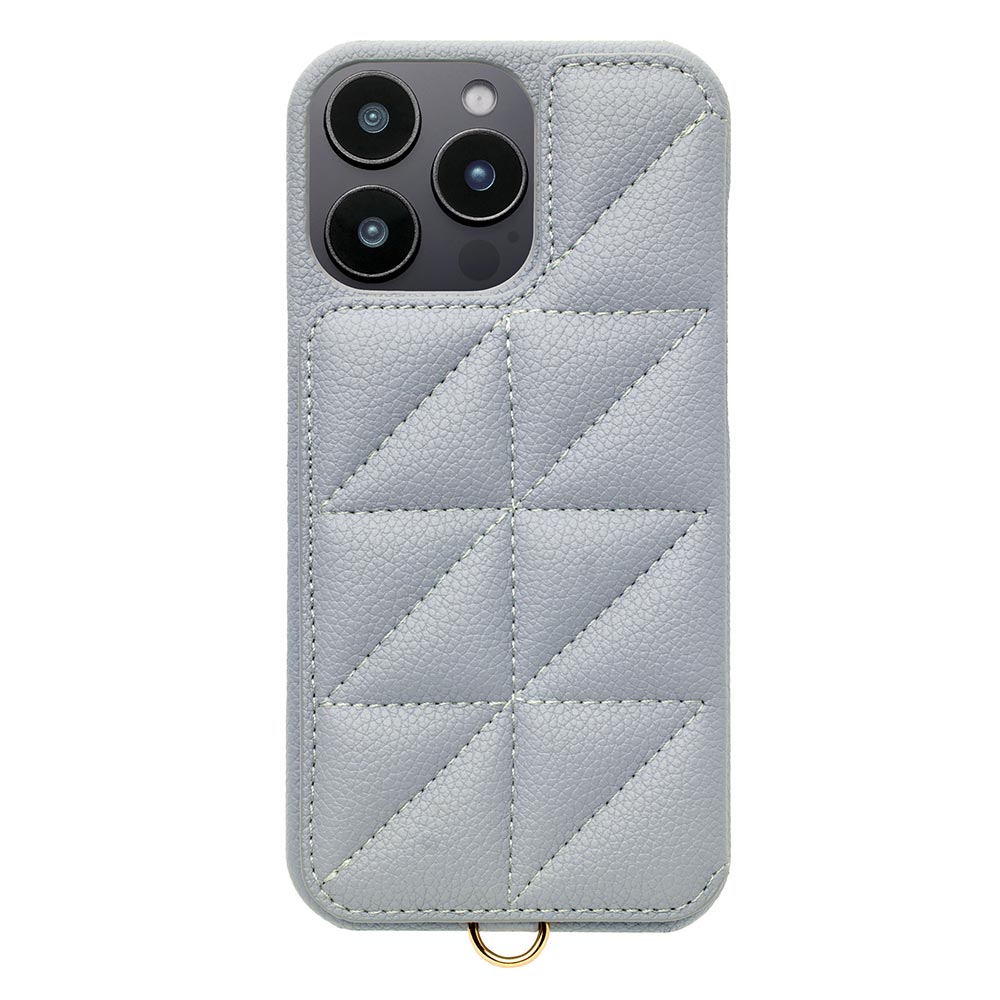 Triangle Puffy Case (pale blue)