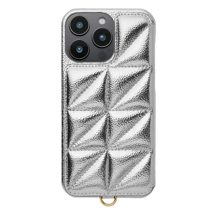 Triangle Puffy Case (silver)