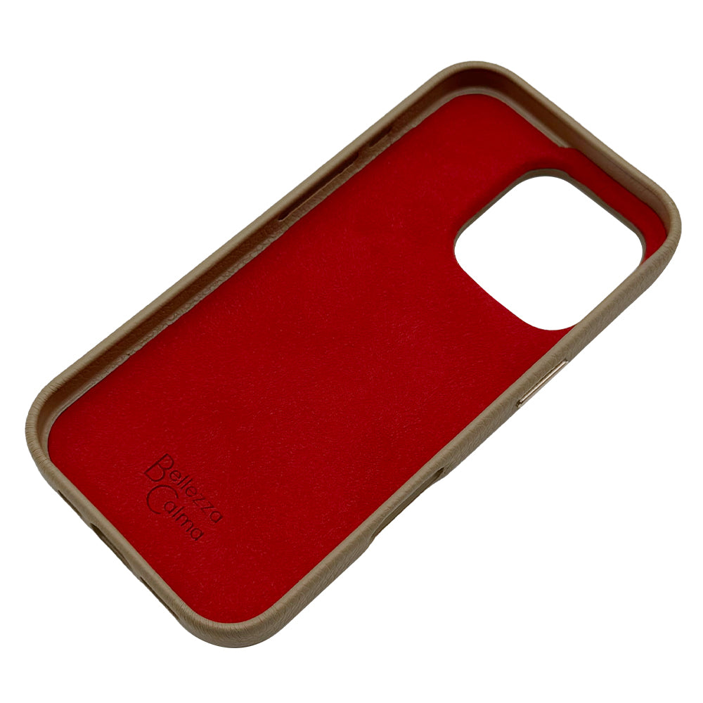 Tone Switch Mag Case (BEIGE×RED)