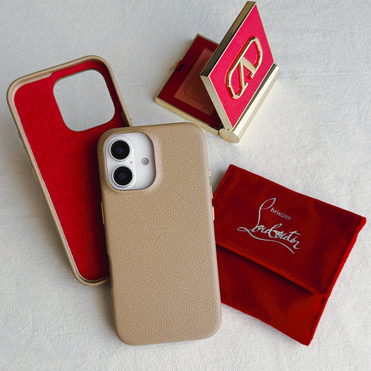 Tone Switch Mag Case (BEIGE×RED)