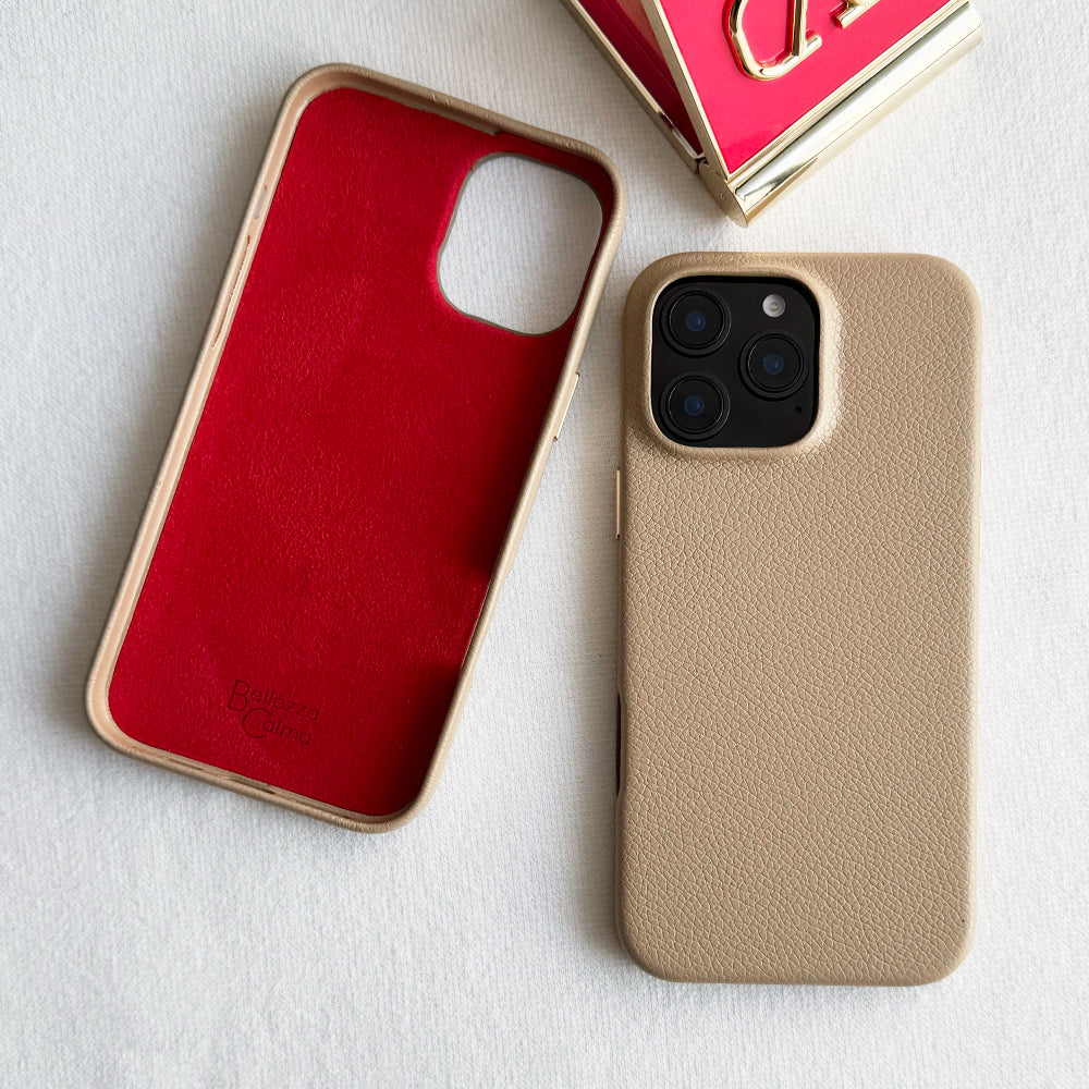 Tone Switch Mag Case (BEIGE×RED)