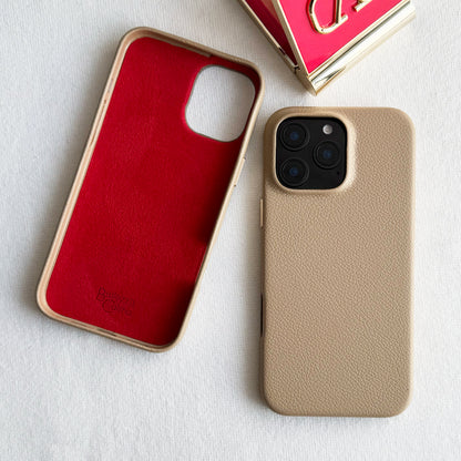 Tone Switch Mag Case (BEIGE×RED)