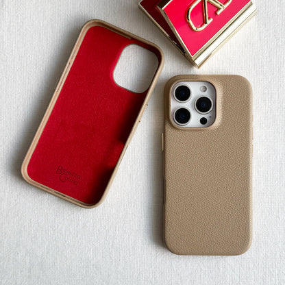 Tone Switch Mag Case (BEIGE×RED)