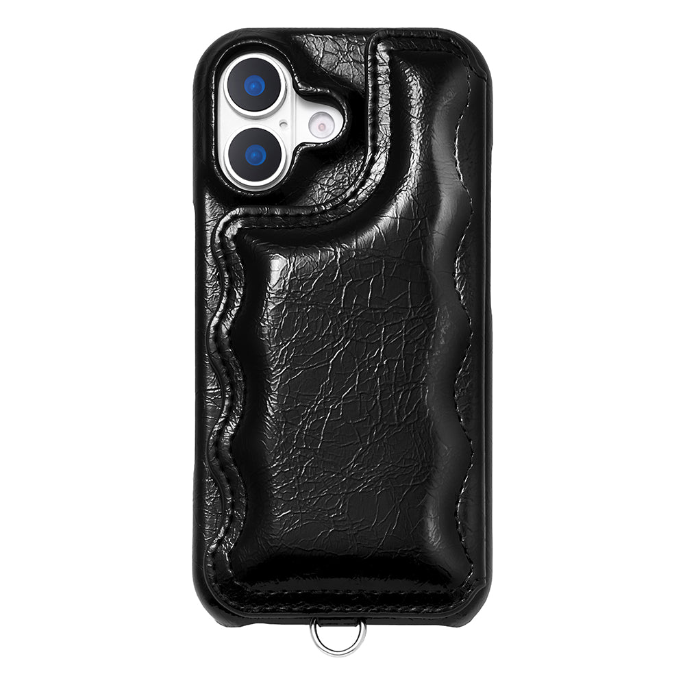 Wavy Puff Case (black)
