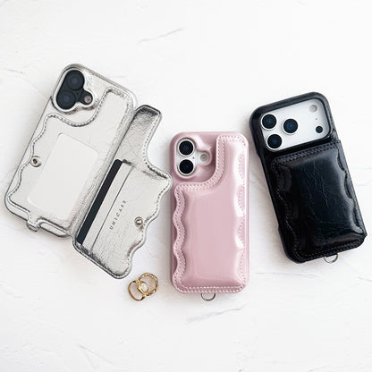 Wavy Puff Case (black)