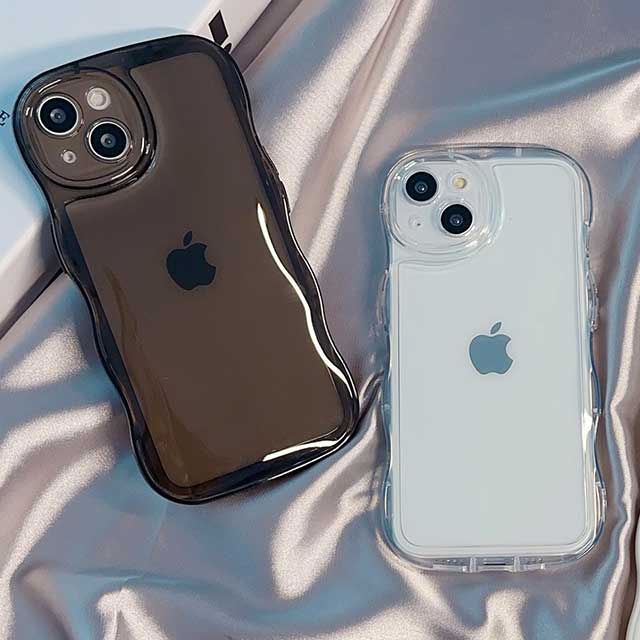 Wavy Clear Case (black)