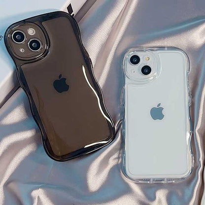 Wavy Clear Case (black)