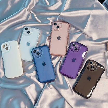 Wavy Clear Case (black)