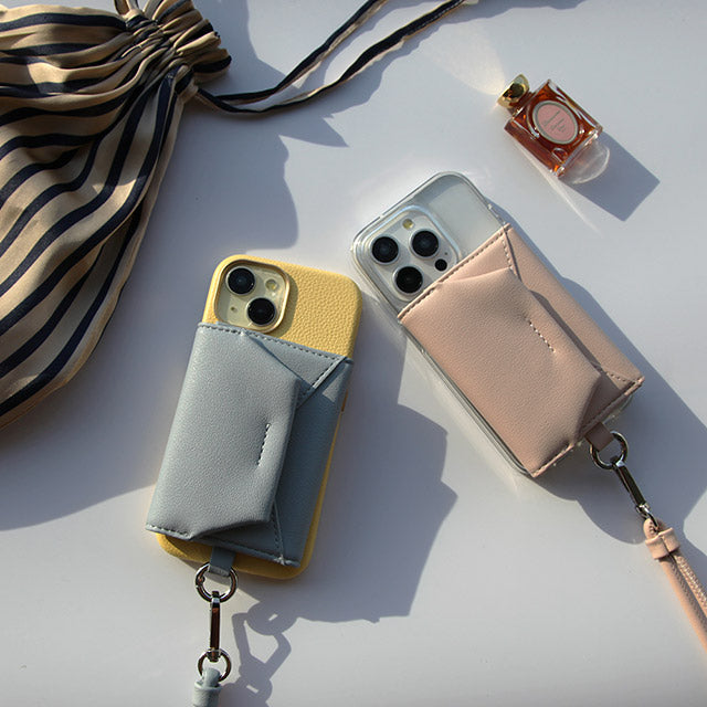 Mag Shoulder Card Wallet (pale blue)