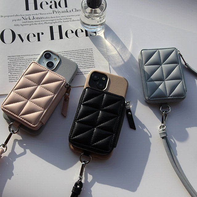 Mag Shoulder Mini Wallet (pale blue)
