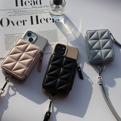 Mag Shoulder Mini Wallet (pale blue)