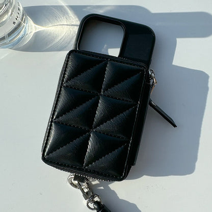 Mag Shoulder Mini Wallet (black)