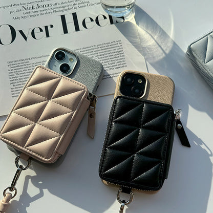 Mag Shoulder Mini Wallet (pale blue)