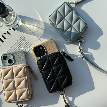 Mag Shoulder Mini Wallet (pale blue)
