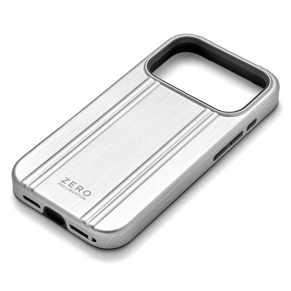 ZERO HALLIBURTON Hybrid Shockproof Case (Matte Silver)