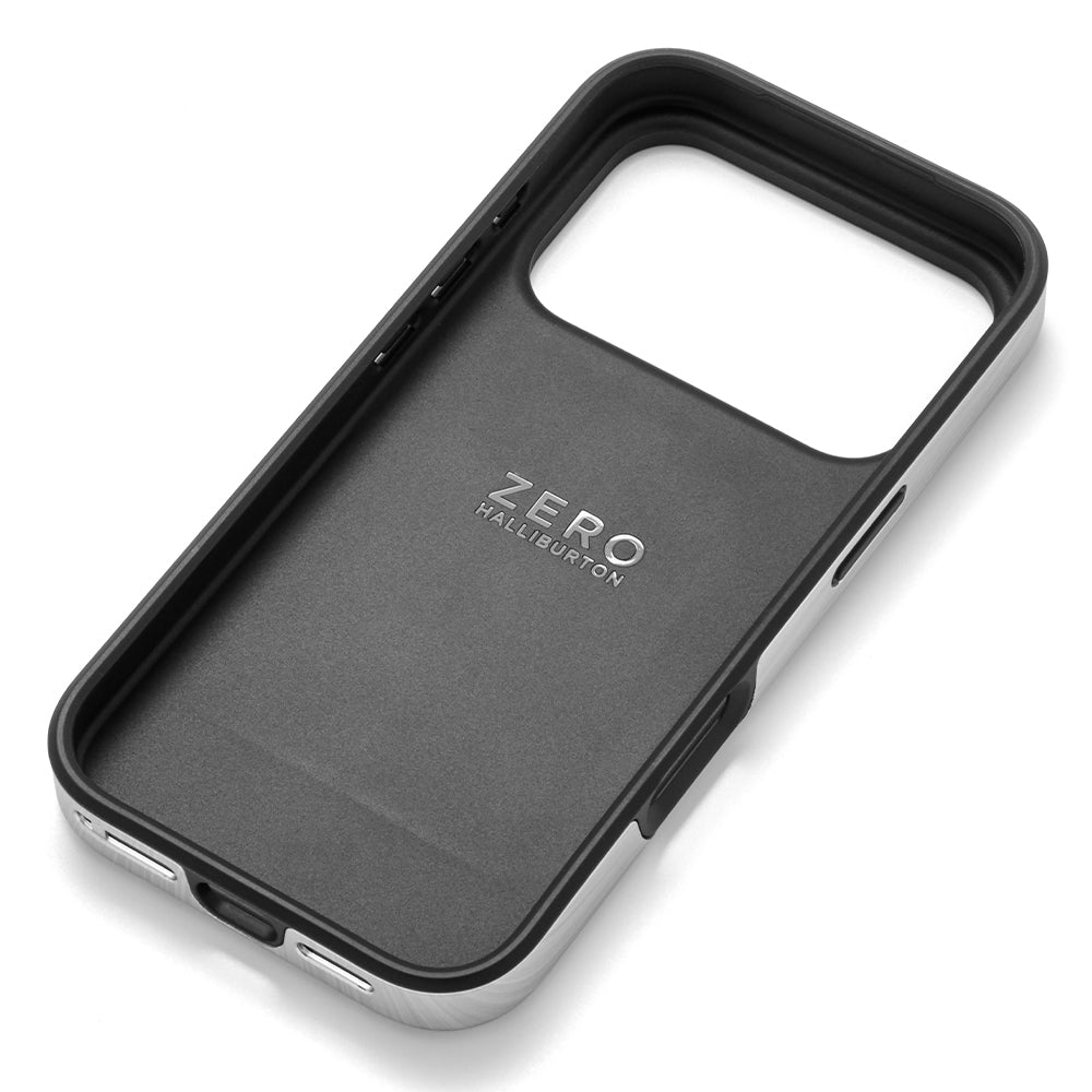 ZERO HALLIBURTON Hybrid Shockproof Case (Matte Silver)