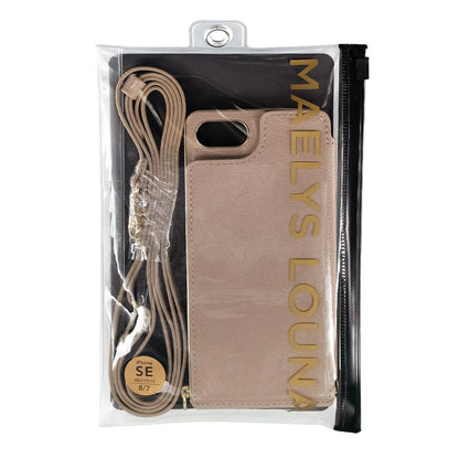 【iPhoneSE(第3/2世代)/8/7 ケース】Cross Body Case (beige)