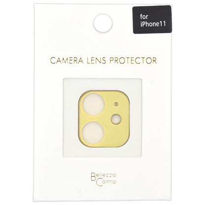 【iPhone11】Protection Glass カメラ保護ガラス(イエロー)