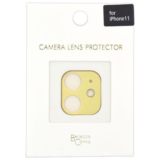 【iPhone11】Protection Glass カメラ保護ガラス(イエロー)