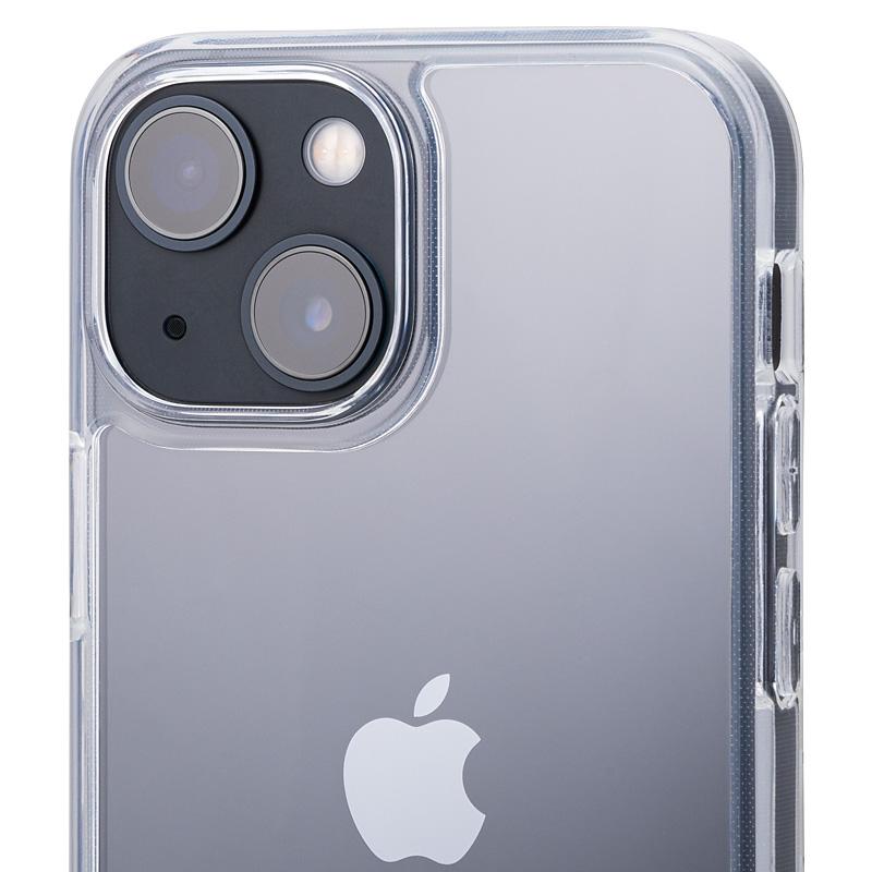 【iPhone13 mini】ガラスハイブリッドケース(クリア)