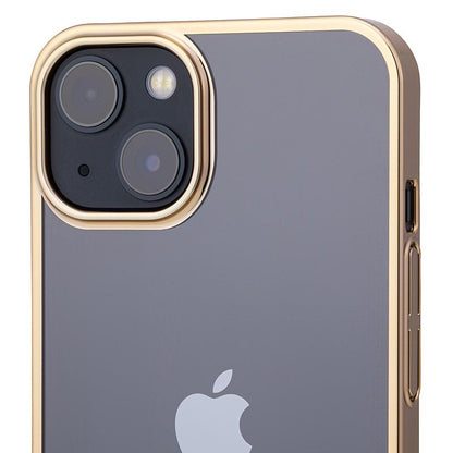 【iPhone13 Pro】サイドメッキケース (ゴールド)