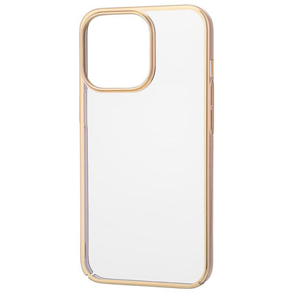 【iPhone13 Pro】サイドメッキケース (ゴールド)