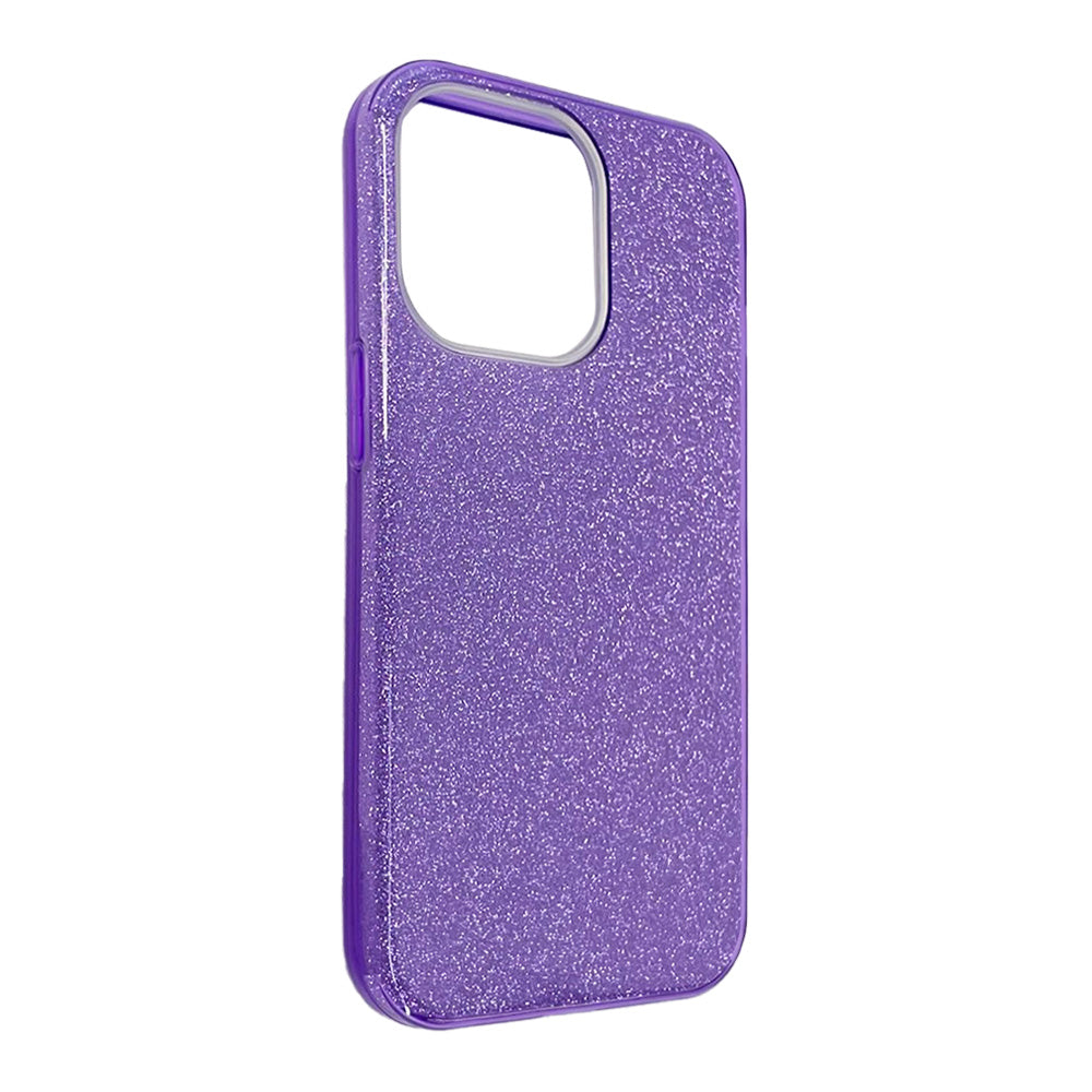 【iPhone13 Pro】シャイニーケース (パープル)