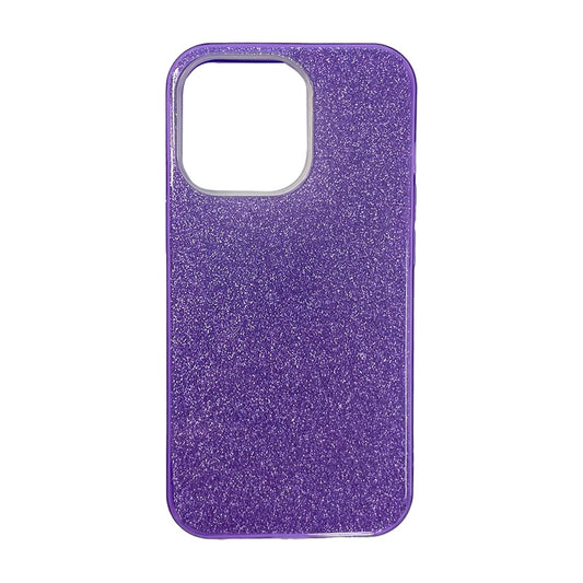 【iPhone13 Pro】シャイニーケース (パープル)